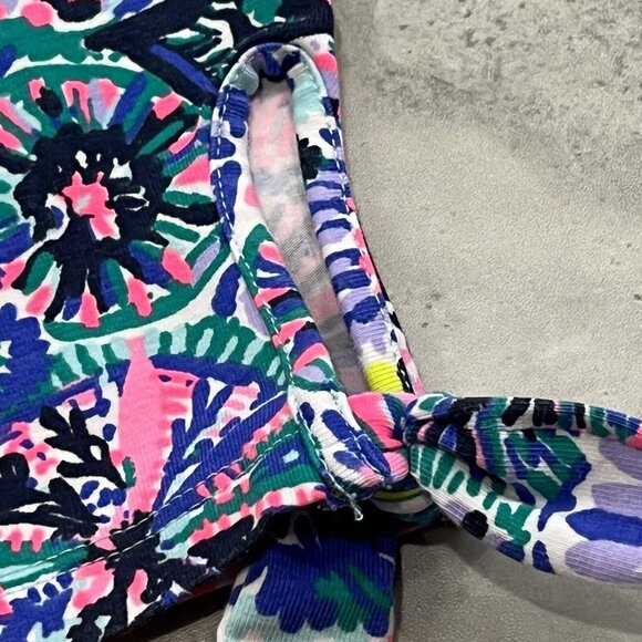 Lilly Pulitzer Girls Maia Legging The Swim Medallion Crop Size 12 - 14 - Picture 3 of 6